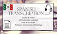 transcribe spanish audio, video or create srt subtitles