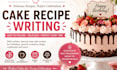 write a professional nutritional cake recipe for any event