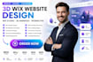 3d wix website design 3d wix studio design 3d animated website design