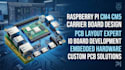 deign raspberry pi cm4 cm5 carrier boards, iot board, and embedded hardware