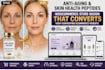 design an anti aging peptide ecommerce website that converts
