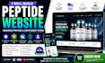 create peptide store, peptide ecommerce or supplement store with payment gateway