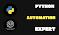 fix python script bugs and build custom web automation