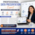 do data presentation, dashboard design, and data presentation reports