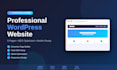 design a professional wordpress website with elementor