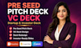redesign pre seed pitch deck vc feedback redesign deck startups deck