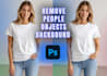 professionally remove objects, people and backgrounds images