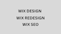 create wix, wix design ,wix seo