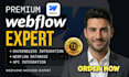 develop webflow website redesign webflow ai startup website figma to webflow web