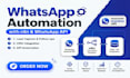 setup whatsapp automation with API, CRM and n8n workflows