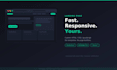 landing page  responsive HTML CSS js