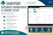 optimize sharepoint version control and document library setup