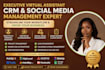 executive personal gohighlevel virtual assistant social media admin hubspot data