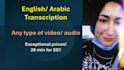 transcribe video, audio, podcast, interview