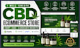 create cbd ecommerce store, hemp cbd shopify store or cannabis ecommerce website