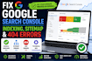 fix google search console, indexing, sitemap and 404 errors