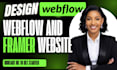 be your webflow developer design or develop webflow website, figma to webflow