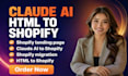 migrate claude ai website claude html to wordpress claude to shopify squarespace