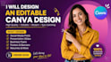 make responsive canva website design and canva landing page