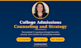 provide expert college admissions counseling and a custom college plan