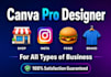 design stunning canva pro post for your business