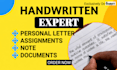write beautiful handwritten notes