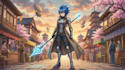 draw original character and anime background
