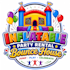 do an inflatable party rental bounce house logo