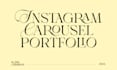 design aesthetic and engaging instagram carousel