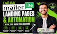 setup mailerlite automation, mailerlite landing page expert