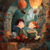 digitally paint colourful children book illustrations