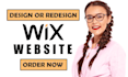 build a modern wix website with SEO optimization
