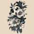 custom an abstract black tattoo design