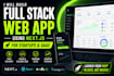 design and develop next js scalable website or app as full stack web developer