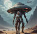 make uniqe sci fi , mecha, fantasy character design