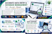 do expert sql database management accurate data entry and data filling