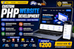 design and develop a professional PHP website with admin panel