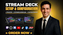 setup configure your stream deck and obs studio for twitch and youtube streaming