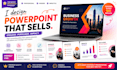 design modern professional powerpoint presentation slides