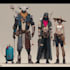create professional visual development character concept art
