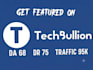 publish on techbullion,com very low price high da dr website