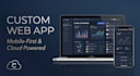 create a custom web app optimized for mobile and desktop