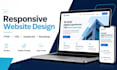create a responsive website using HTML CSS and javascript