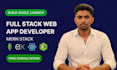 develop a full stack mern web application for your business