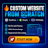 build custom wordpress, shopify or PHP site