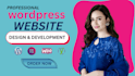 design a responsive wordpress website for hvac and home services