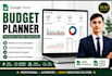 build custom google sheets budget planners and dashboards