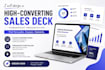 design a high converting sales deck powerpoint presentation