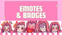 create emotes and badges for streamers