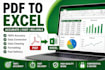 pdf to excel conversion